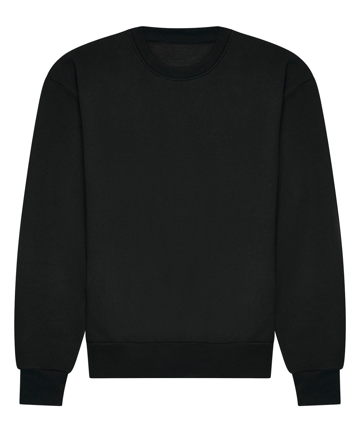 AWDis Just Hoods JH123 Signature heavyweight sweatshirt in Deep Black*