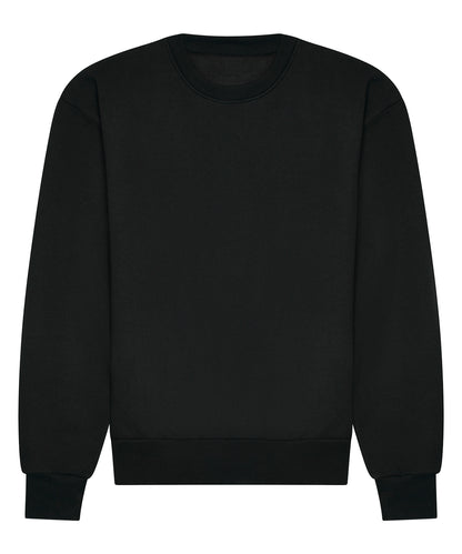 AWDis Just Hoods JH123 Signature heavyweight sweatshirt in Deep Black*