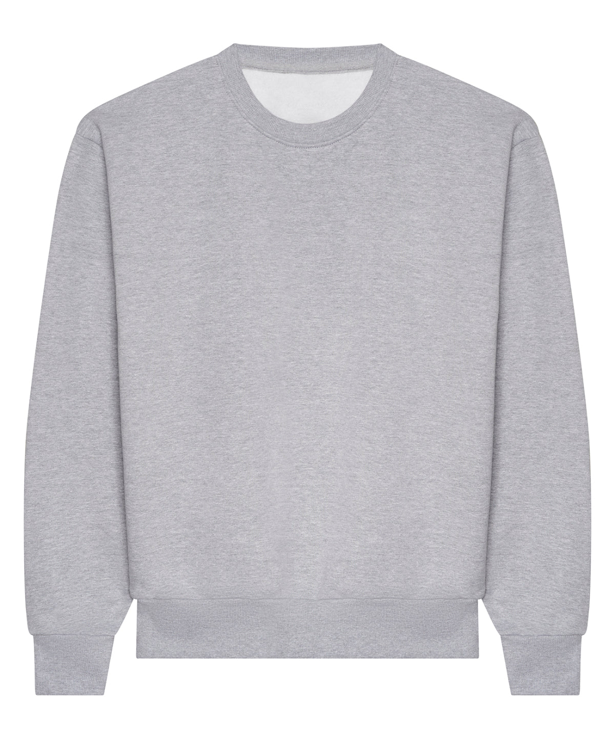 AWDis Just Hoods JH123 Signature heavyweight sweatshirt in Heather Grey