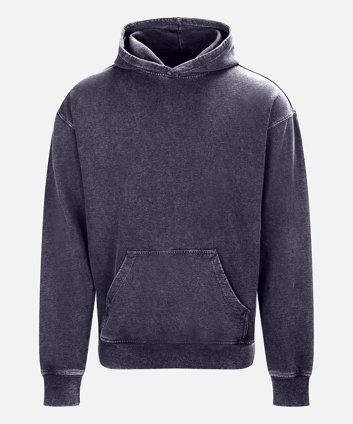 AWDis Just Hoods JH180 Vintage washed hoodie in Washed Grey