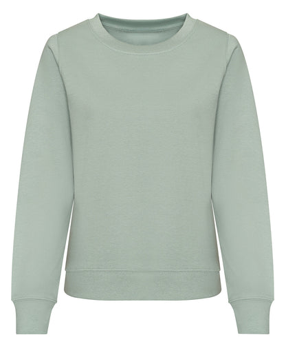 AWDis Just Hoods JH30F Women's AWDis sweat in Dusty Green