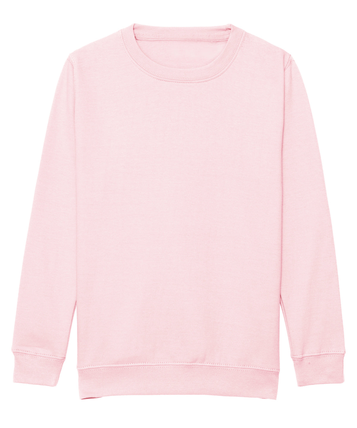 AWDis Just Hoods JH30J Kids AWDis sweatshirt in Baby Pink