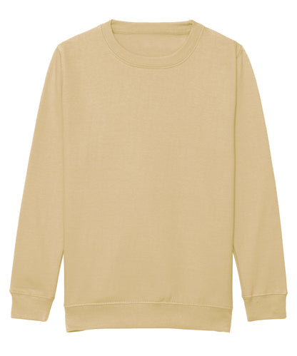 AWDis Just Hoods JH30J Kids AWDis sweatshirt in Desert Sand