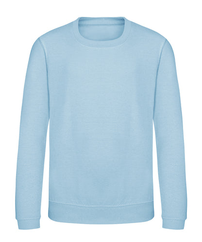 AWDis Just Hoods JH30J Kids AWDis sweatshirt in Ice Blue