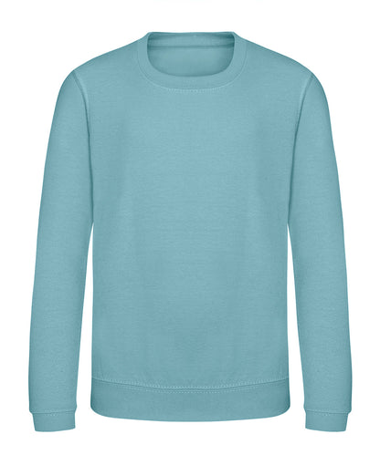 AWDis Just Hoods JH30J Kids AWDis sweatshirt in Seafoam