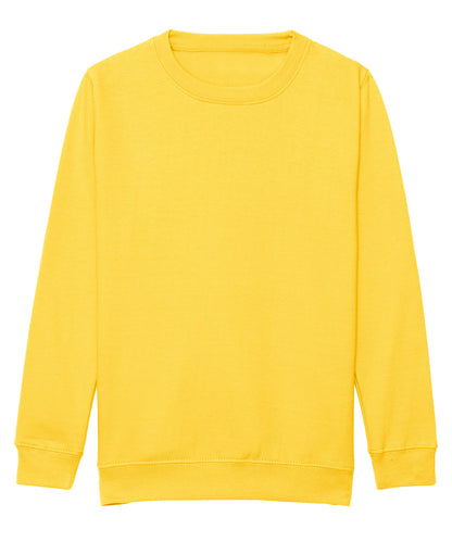 AWDis Just Hoods JH30J Kids AWDis sweatshirt in Sun Yellow