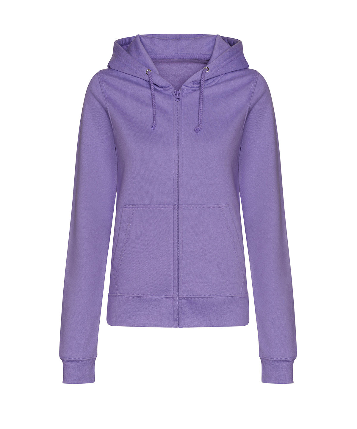 AWDis Just Hoods JH50F Women’s college zoodie in Digital Lavender