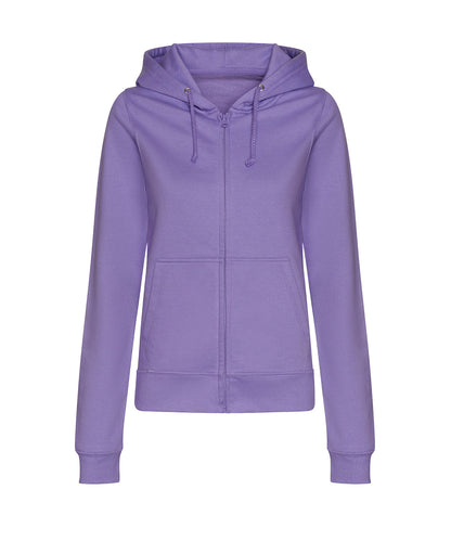 AWDis Just Hoods JH50F Women’s college zoodie in Digital Lavender