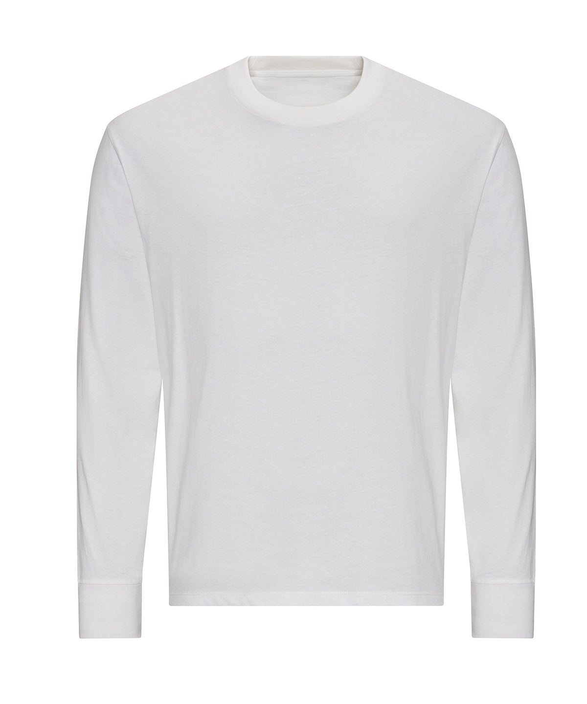 AWDis Just T's JT019 Oversize 100 long sleeve T in White