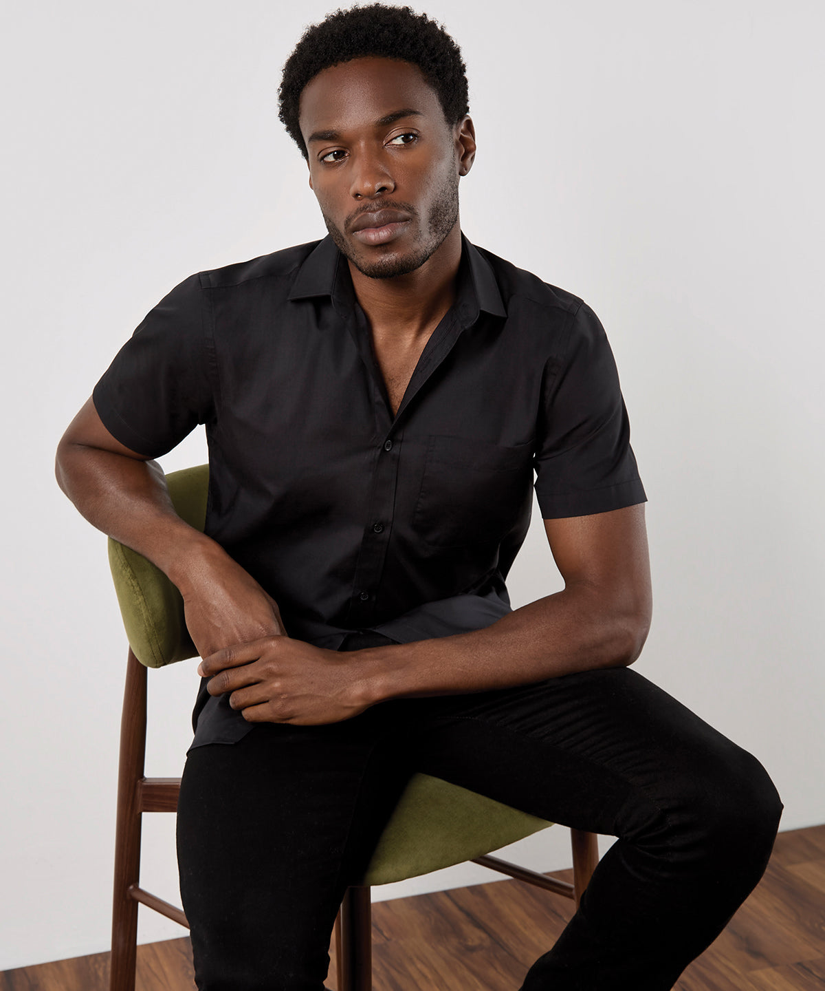 Kustom Kit KK141 Poplin shirt short-sleeved (tailored fit)