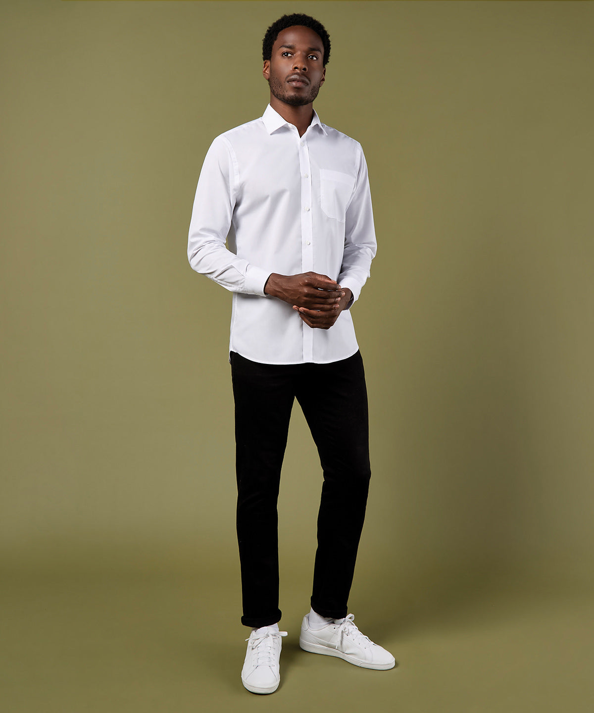 Kustom Kit KK142 Poplin shirt long-sleeved (tailored fit)