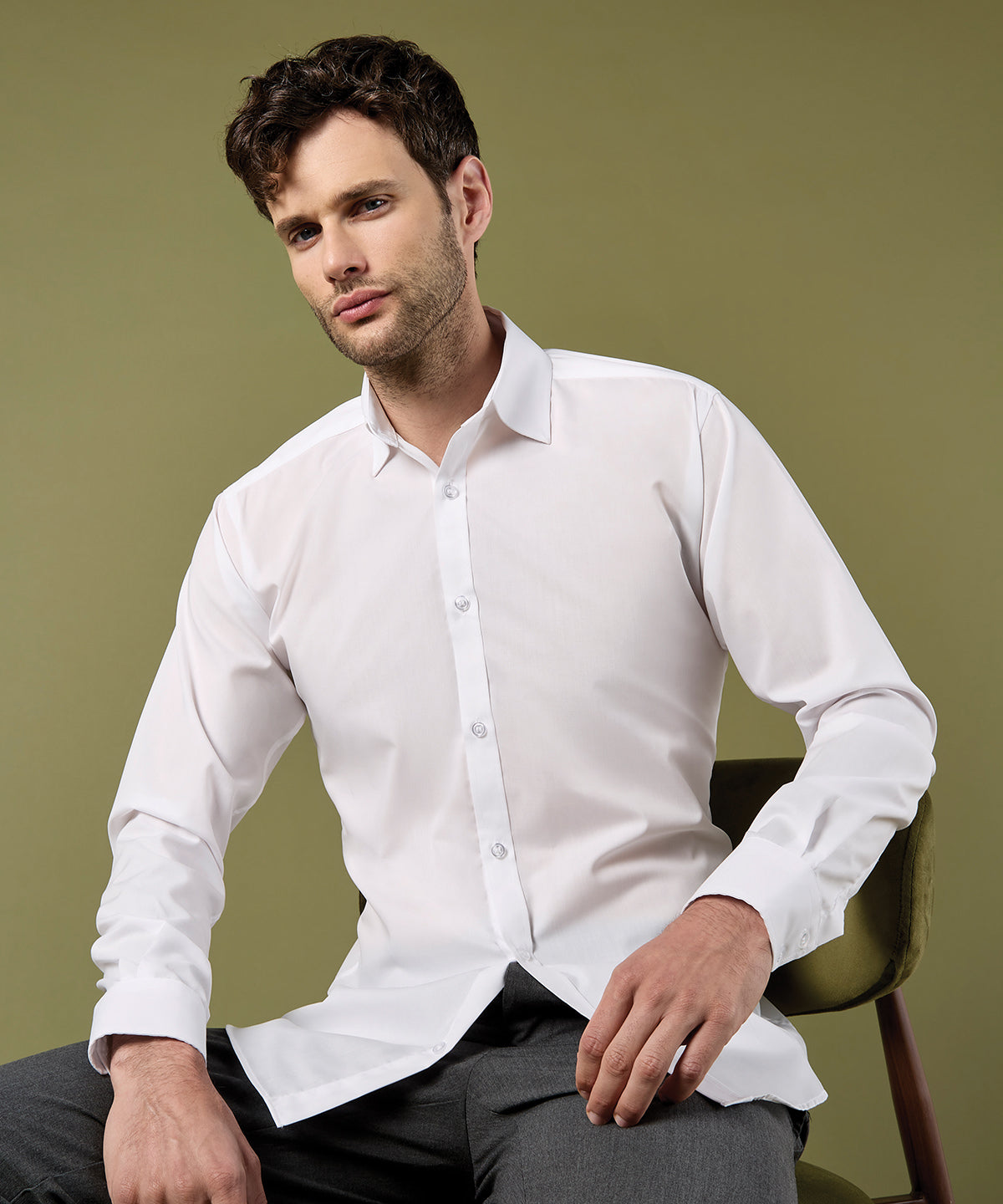 Kustom Kit KK192 Business shirt long-sleeved (slim fit)