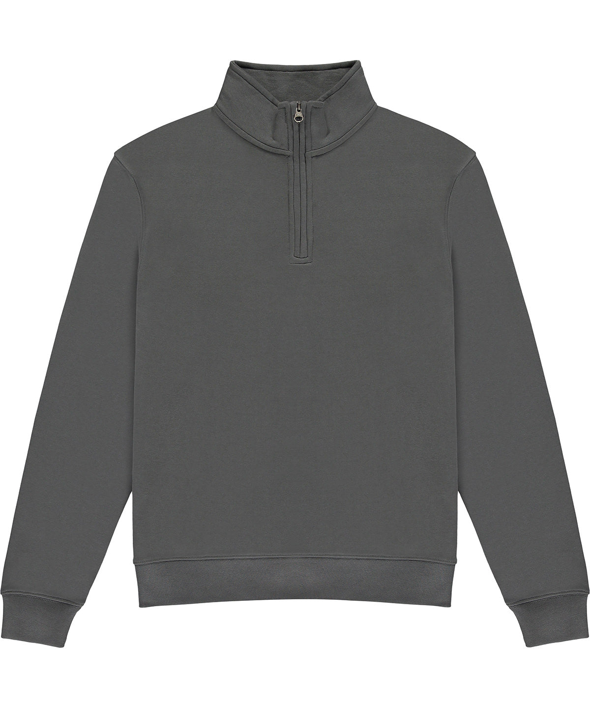 Kustom Kit KK335 Regular fit ¼-zip sweatshirt in Dark Grey