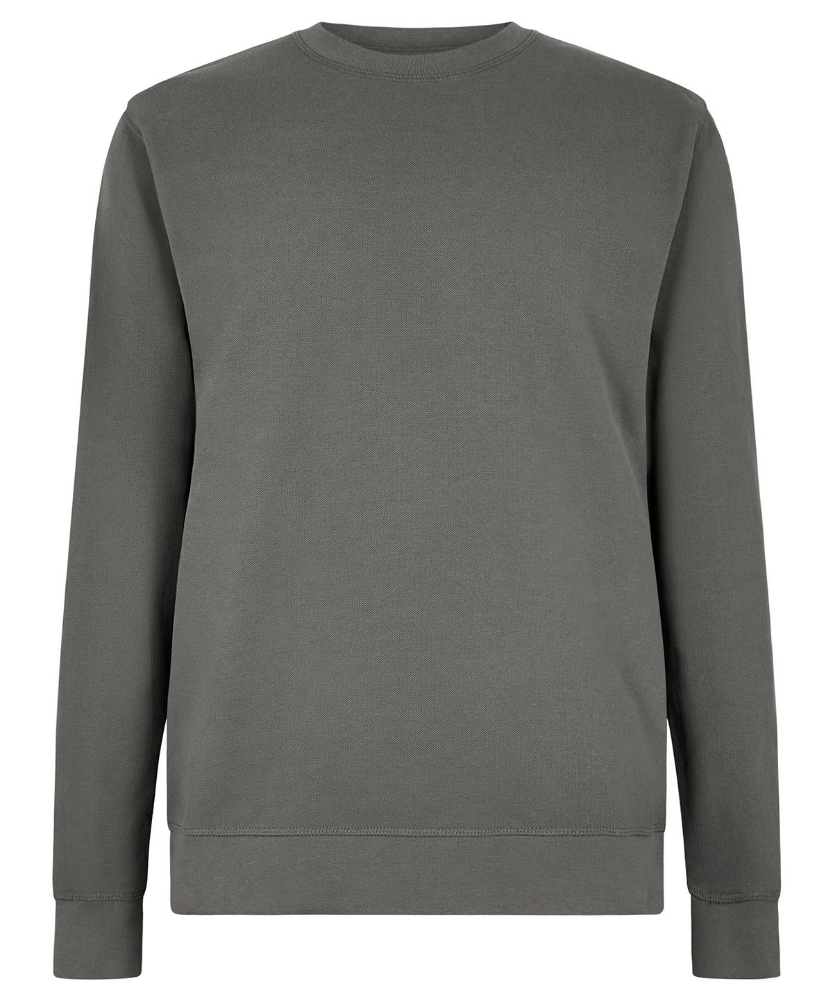Kustom Kit KK337 Regular fit piqué sweatshirt in Dark Grey