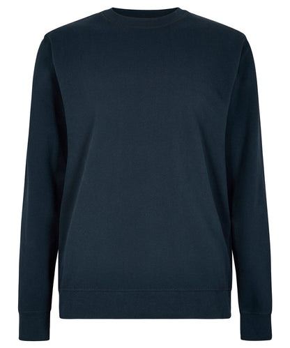 Kustom Kit KK337 Regular fit piqué sweatshirt in Navy