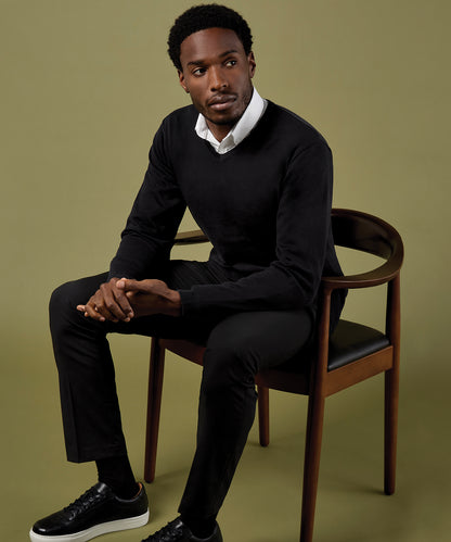 Kustom Kit KK352 Arundel v-neck sweater long sleeve (classic fit)