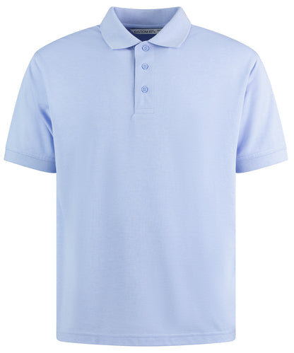Kustom Kit KK403 Klassic polo with Superwash® 60°C (classic fit) in Light Heather Blue