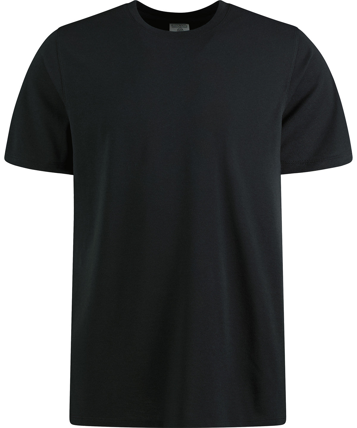 Kustom Kit KK530 Superwash® 60° piqué tee (regular fit) in Black