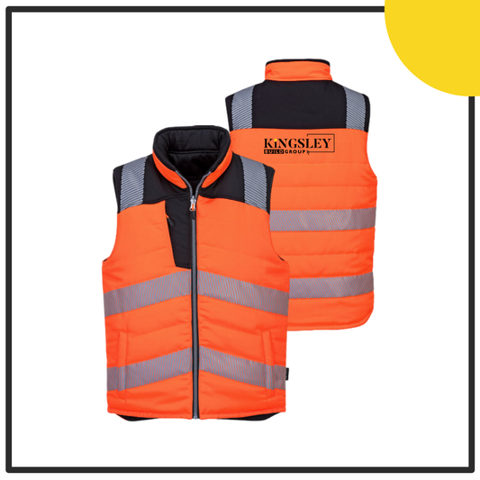 Portwest - PW374 - PW3 Hi-Vis Reversible Bodywarmer