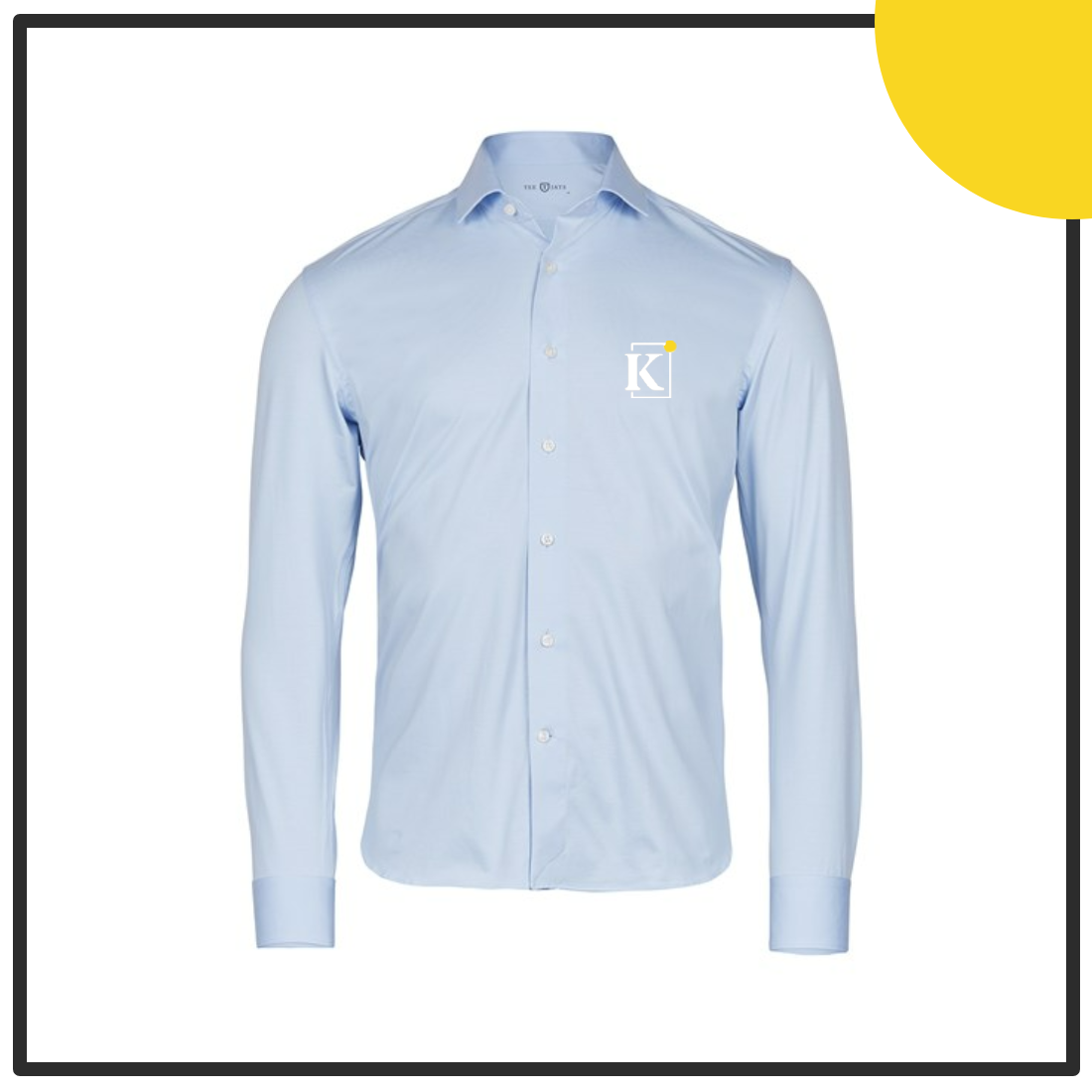 TJ043 Active stretch shirt - Light Blue