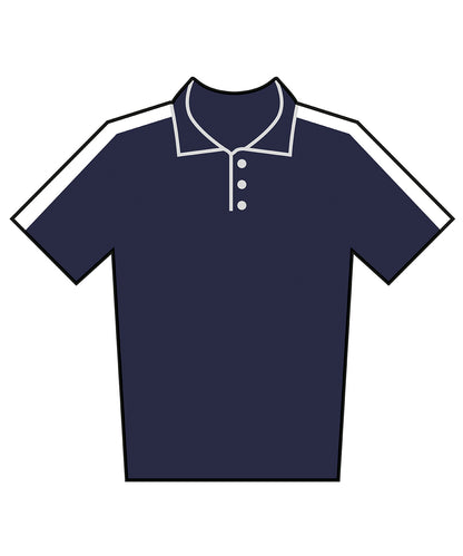 Finden & Hales LV291 Adults team polo shirt in Navy/White