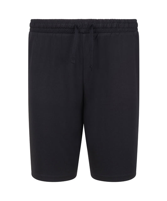 Finden & Hales LV296 Adults team shorts no pockets in Black