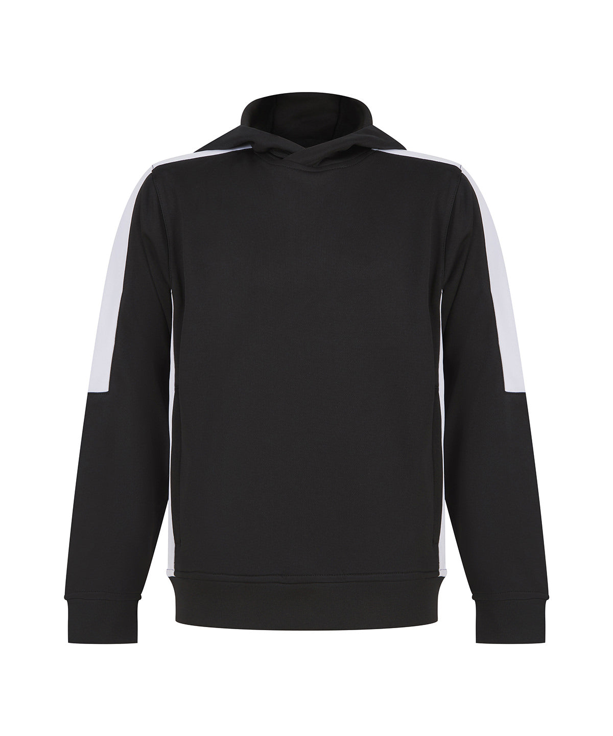 Finden & Hales LV342 Kids' team hoodie in Black/White