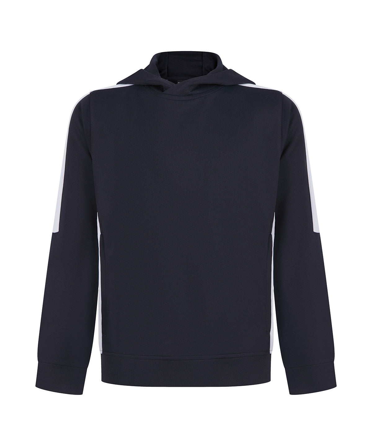 Finden & Hales LV342 Kids' team hoodie in Navy/White