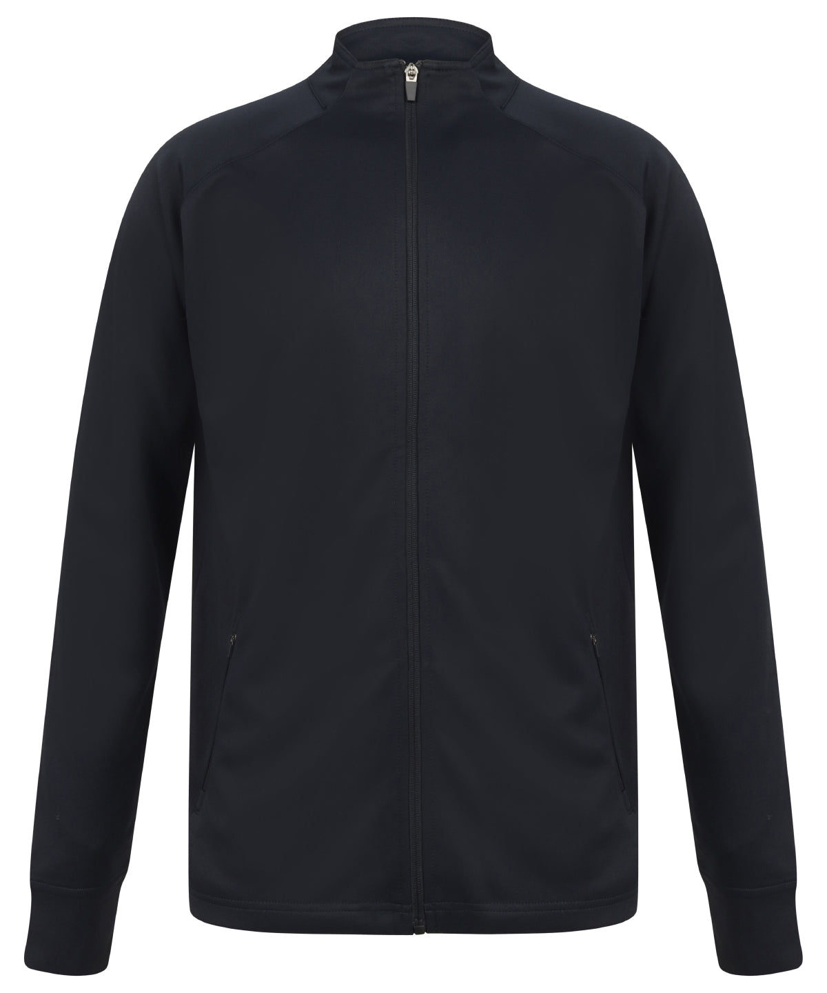 Finden & Hales LV871 Knitted tracksuit top in Navy*