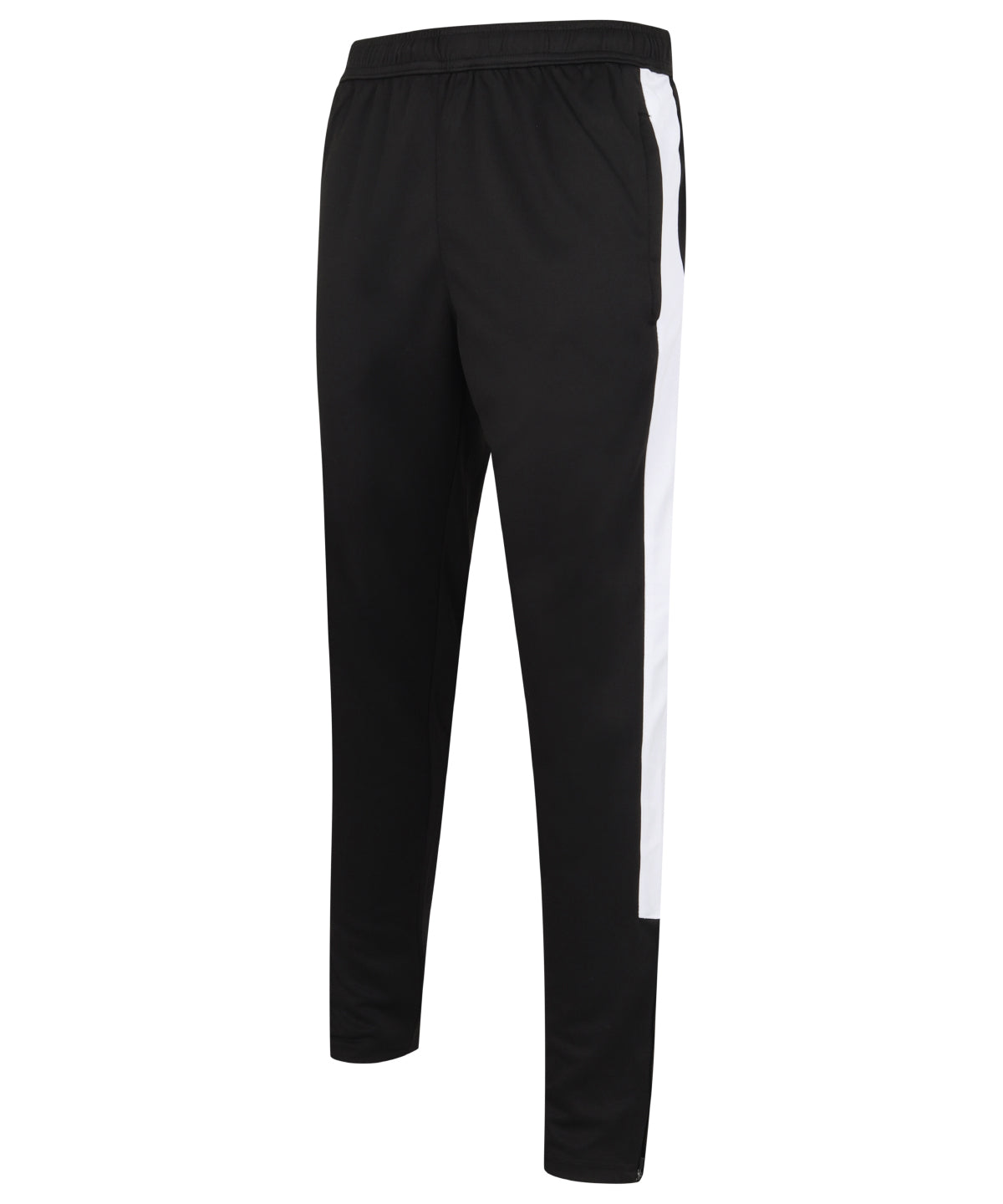 Finden & Hales LV881 Knitted tracksuit pants in Black/White*