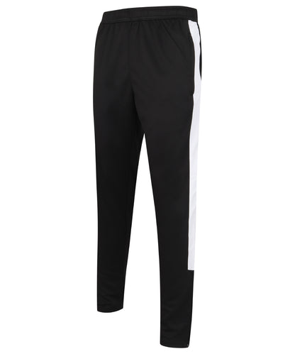 Finden & Hales LV881 Knitted tracksuit pants in Black/White*