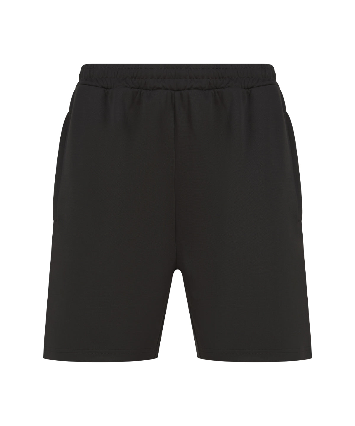 Finden & Hales LV887 Kids knitted shorts with zip pockets in Black