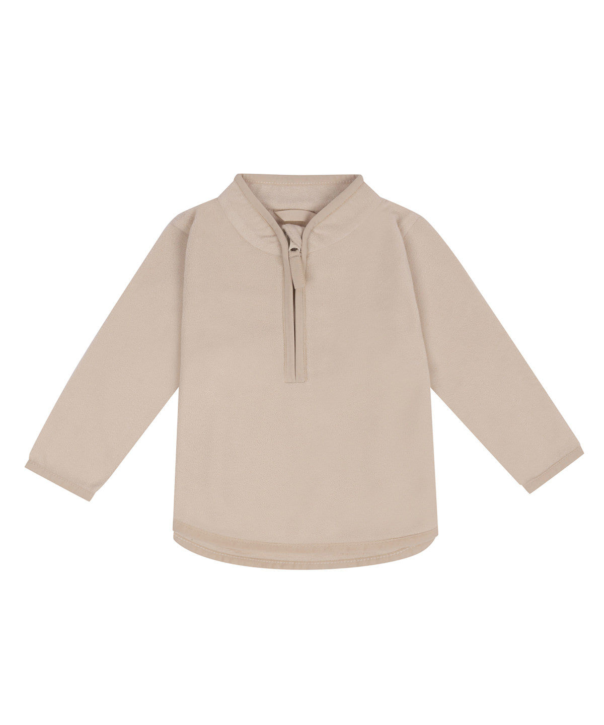 Larkwood LW31T 1/2-zip lightweight fleece in Light Stone