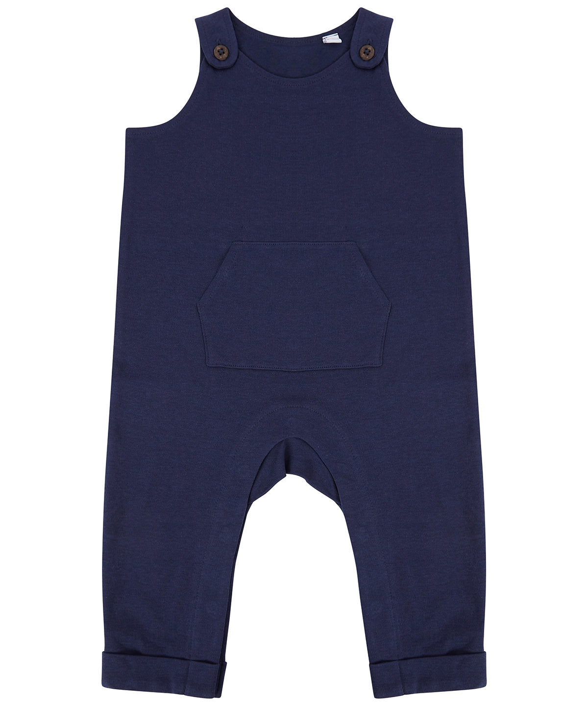 Larkwood LW651 Organic cotton dungaree in Navy