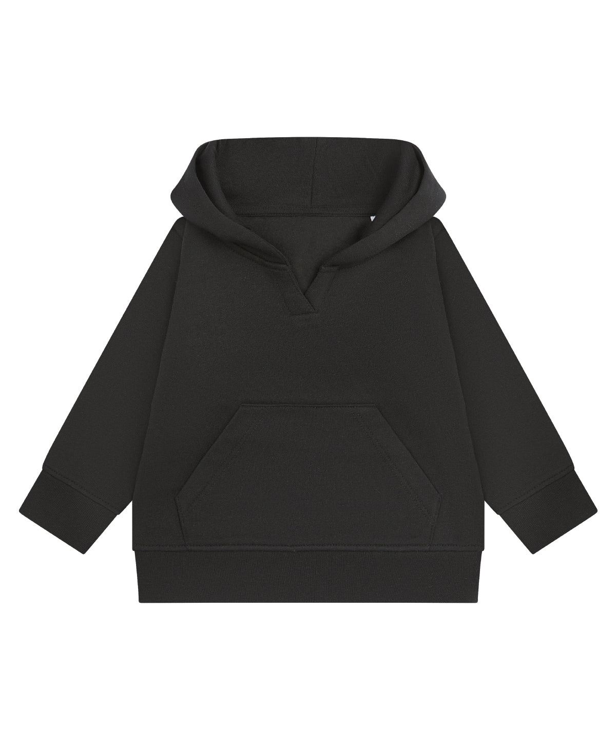 Larkwood LW802 Kids sustainable hoodie in Black