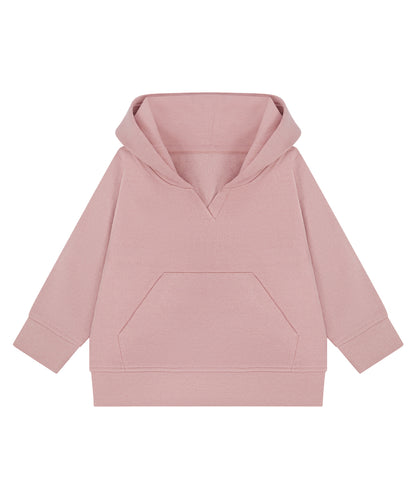 Larkwood LW802 Kids sustainable hoodie in Soft Pink