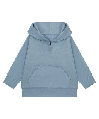 Larkwood LW802 Kids sustainable hoodie in Stone Blue