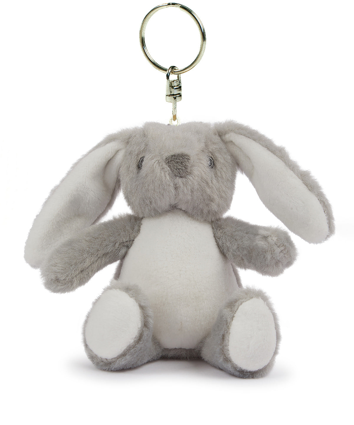 Mumbles MM023 Binx bear in Bunny Key Ring (Grey)
