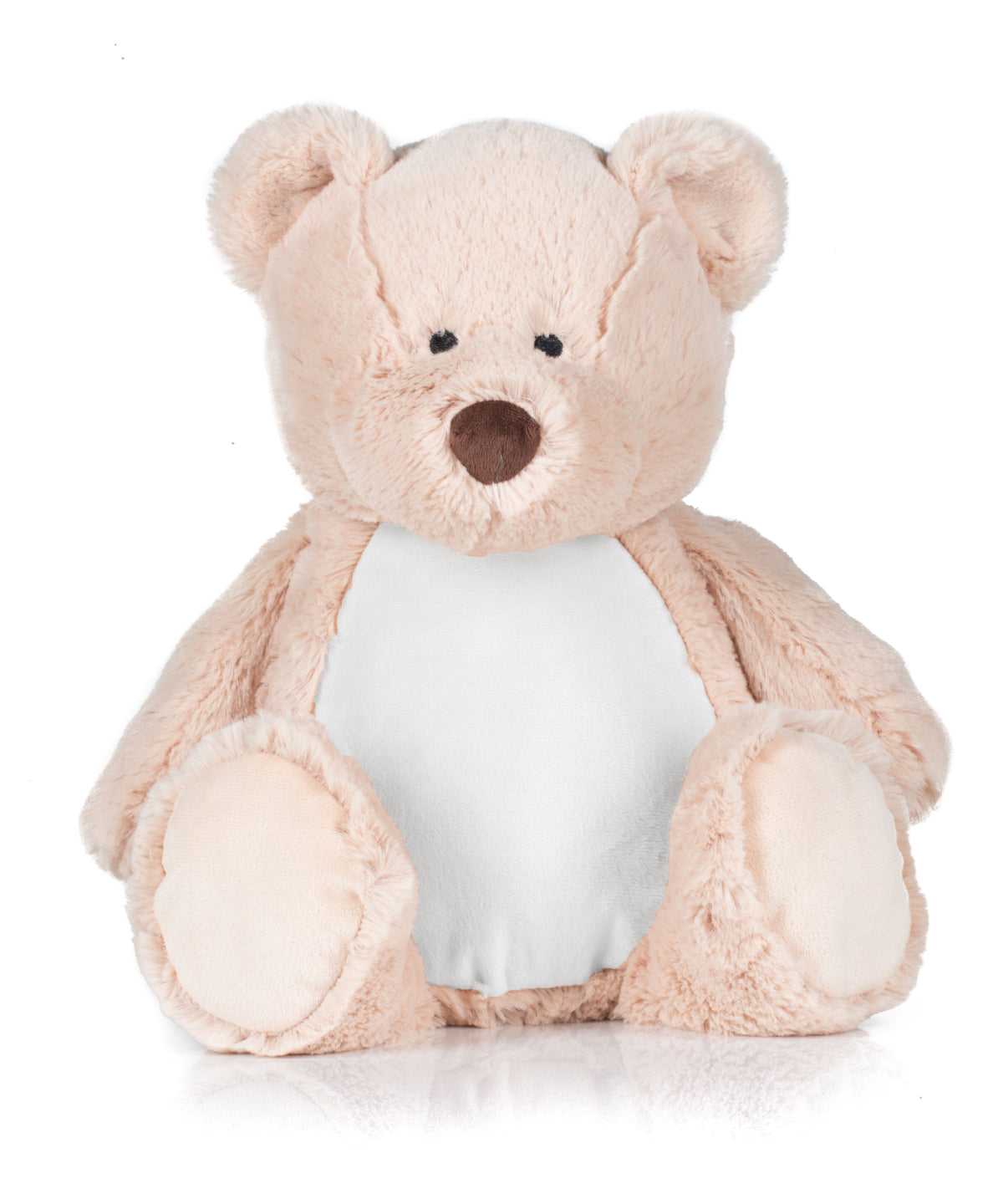 Mumbles MM051 Zippie teddy in Mid Brown