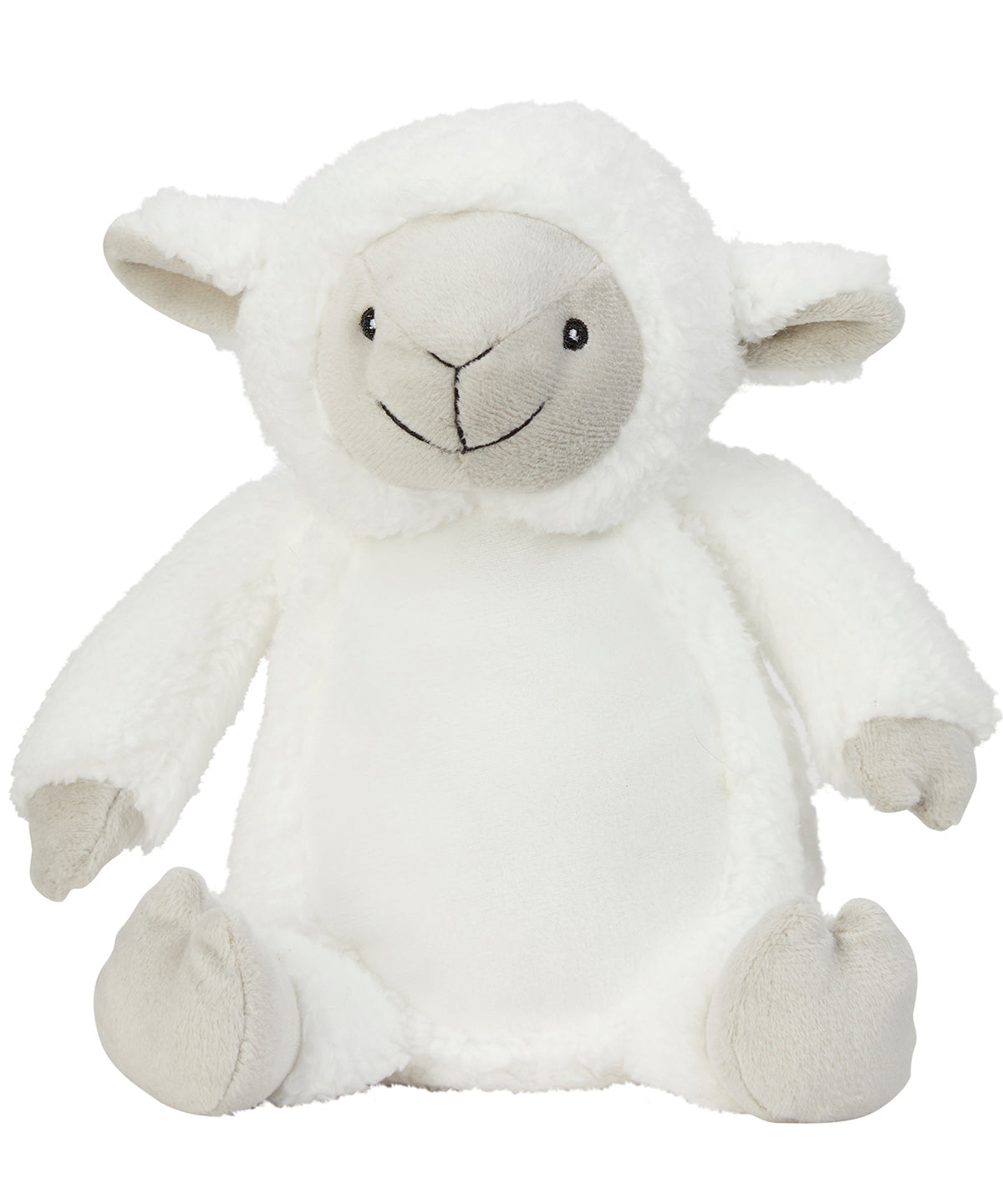 Mumbles MM060 Printme mini teddy in Cream Lamb