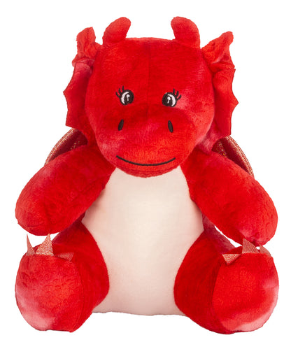 Mumbles MM060 Printme mini teddy in Dragon Red