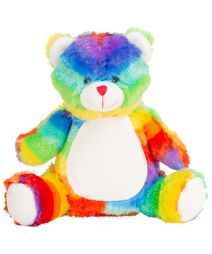 Mumbles MM060 Printme mini teddy in Rainbow Bear Multi