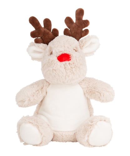 Mumbles MM060 Printme mini teddy in Reindeer Brown