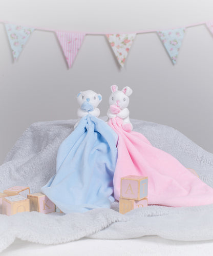 Mumbles MM700 Baby animal comforter with rattle