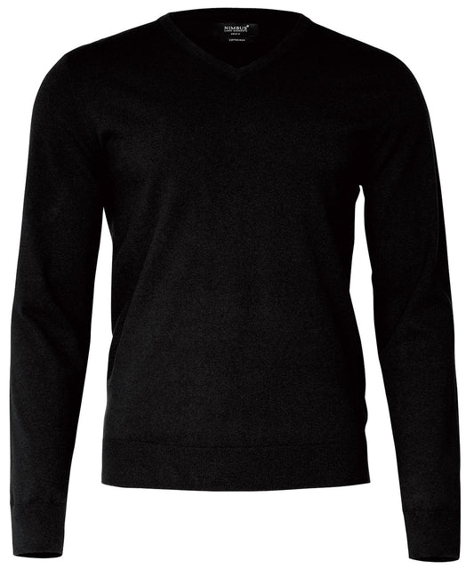 Nimbus N112M Brighton – elegant v-neck knit in Black