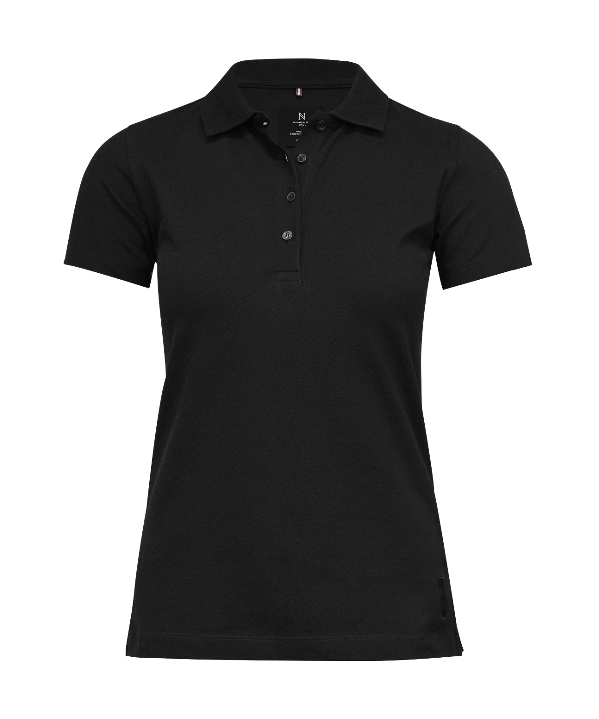 Nimbus N119F Women’s Harvard classic – stretch deluxe polo in Black