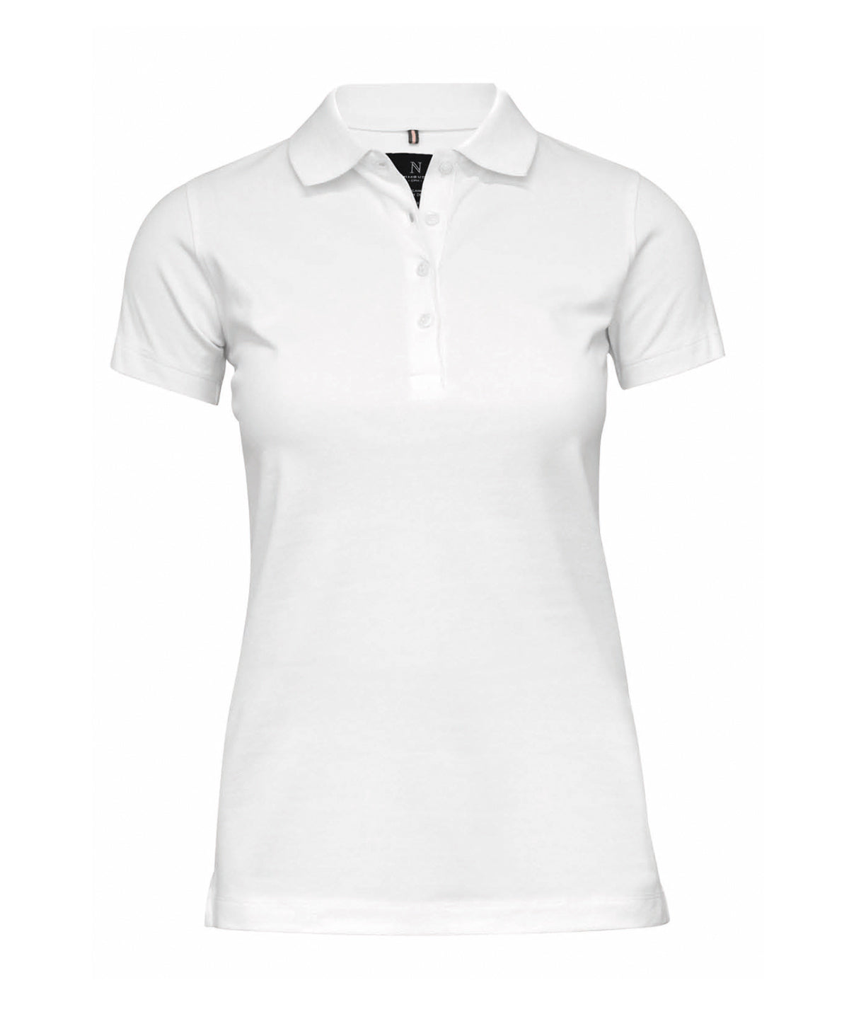 Nimbus N119F Women’s Harvard classic – stretch deluxe polo in White