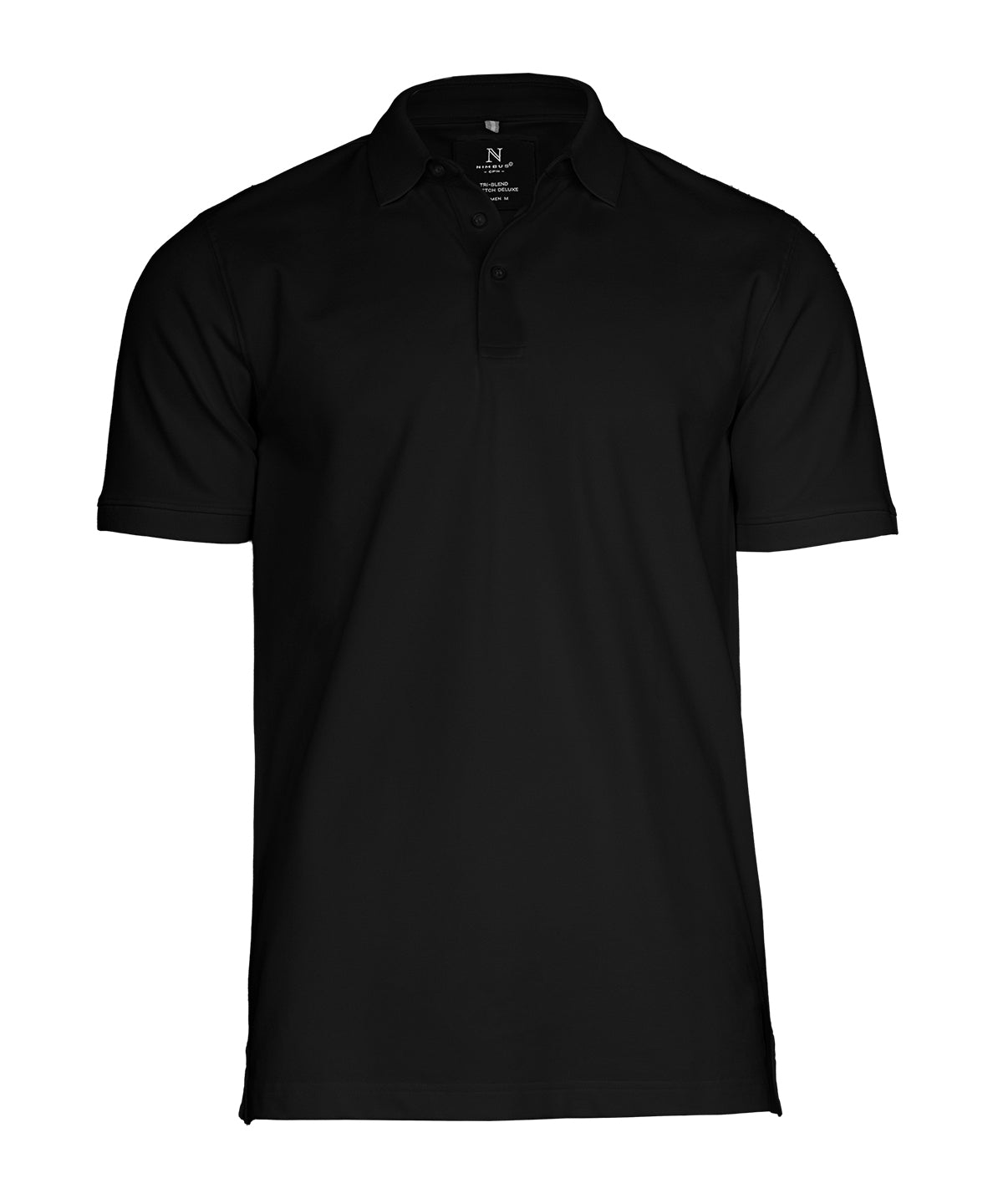 Nimbus N140M Altavista – tri-blend deluxe polo in Black