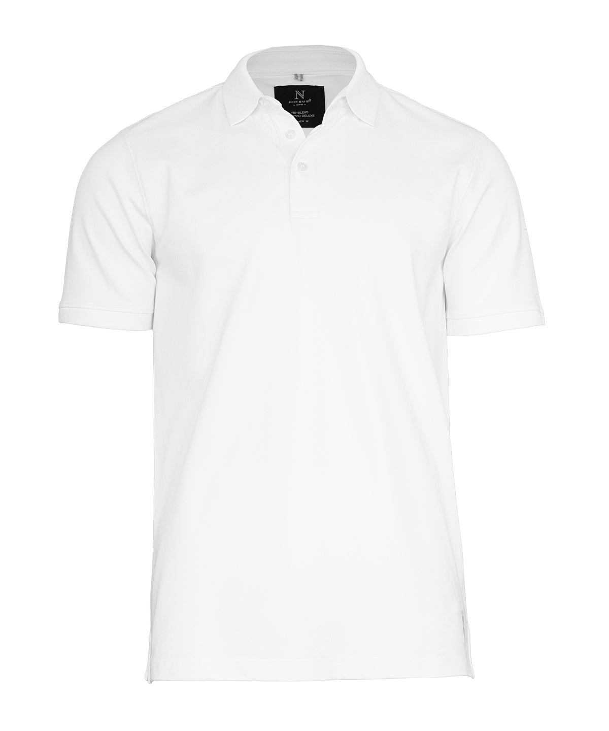 Nimbus N140M Altavista – tri-blend deluxe polo in White