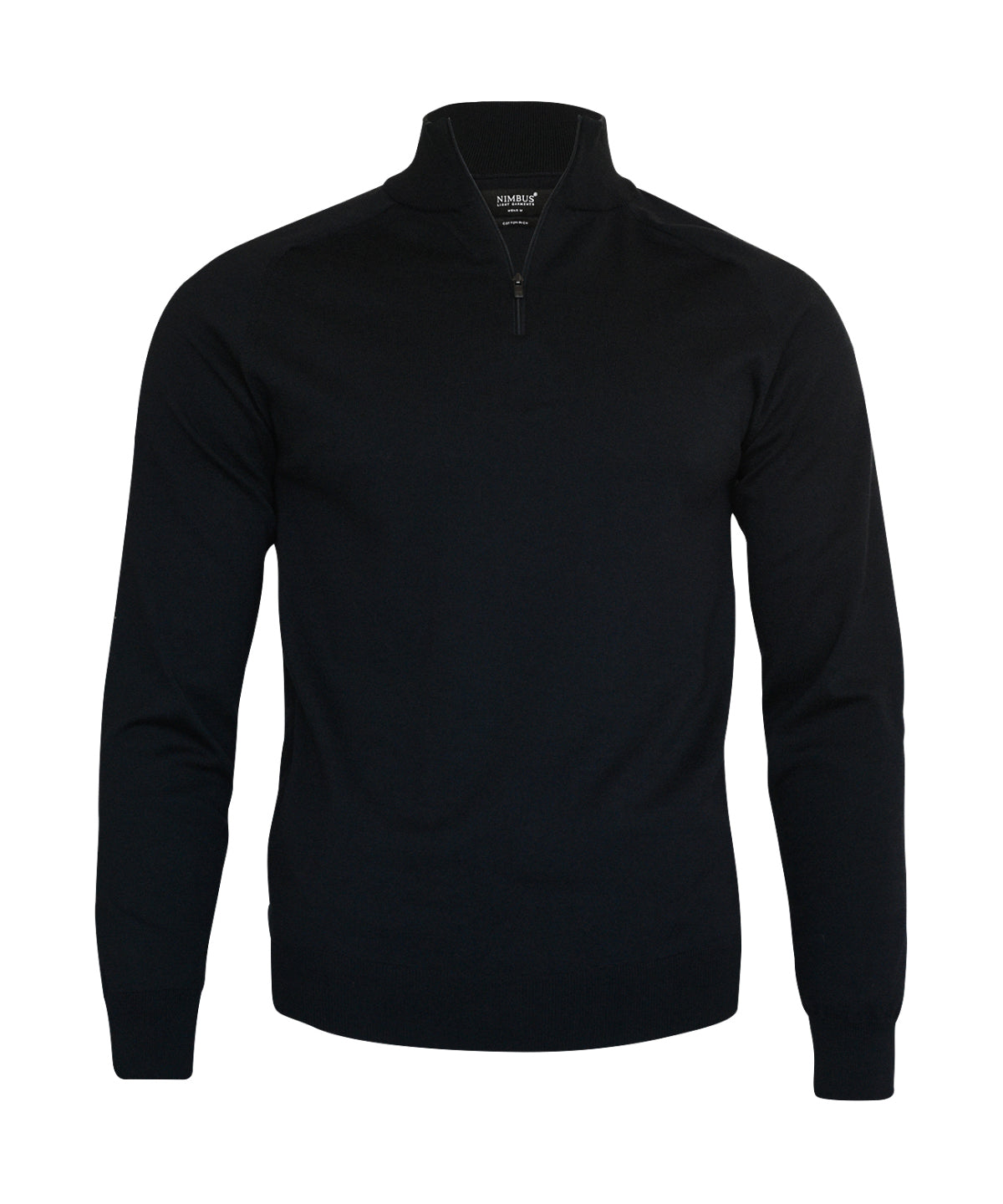 Nimbus NB121 Brighton 1/4-zip in Black
